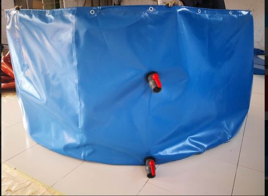 شكل دائري قابل للطي PVC المغلفة حوض السمك مادة غطاء القماش المشمع خزان الأسماك القابل للطي