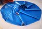شكل دائري قابل للطي PVC المغلفة حوض السمك مادة غطاء القماش المشمع خزان الأسماك القابل للطي