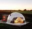 خيمة قبة جيوديسية شفافة 7 متر مع قبة عازلة للحفلات خيام قبة خارجية