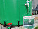 1000L SGS تخزين مياه الأمطار في الهواء الطلق برميل PVC القماش المشمع قابلة للطي