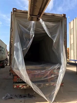 20ft 40ft PE الحاوية الجافة السائبة 150mic البولي إيثيلين المأكولات البحرية