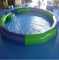 حمام سباحة بولي كلوريد الفينيل عالي القوة ، مسبح اللفة PVC القابل للنفخ 4.5 م * 4.5 م للأطفال مادة حمام السباحة