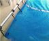 500 أم أغطية حمام سباحة شتوية مقاومة للماء عازل أرضي PE غطاء حمام شمسي بلاستيك أزرق